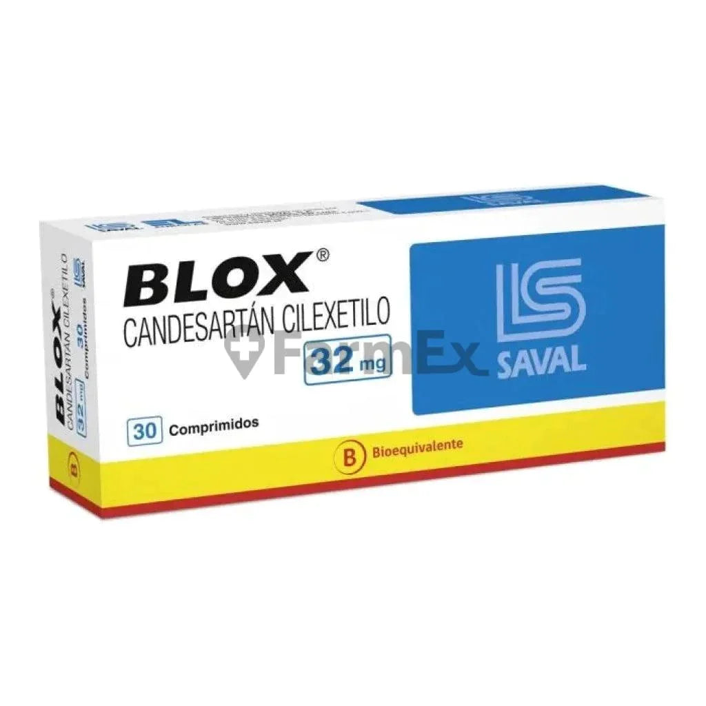 Blox 32 mg x 30 comprimidos Farmex-Fonasa-Persistente